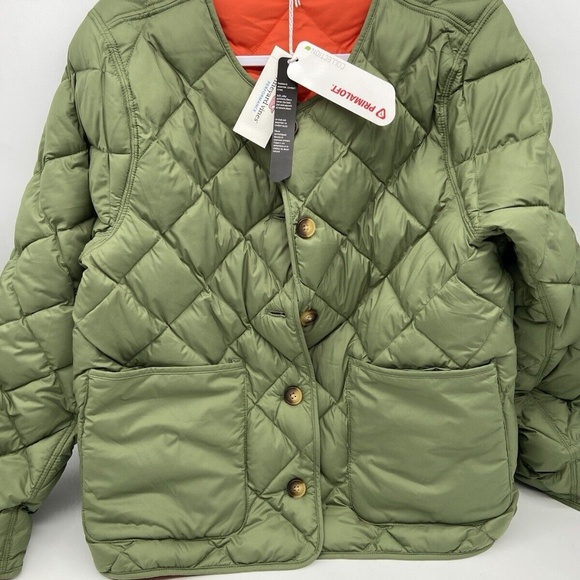 Vineyard Vines Brand New Women's Reversible Size Small Quilted Jacket - Picture 2 of 14